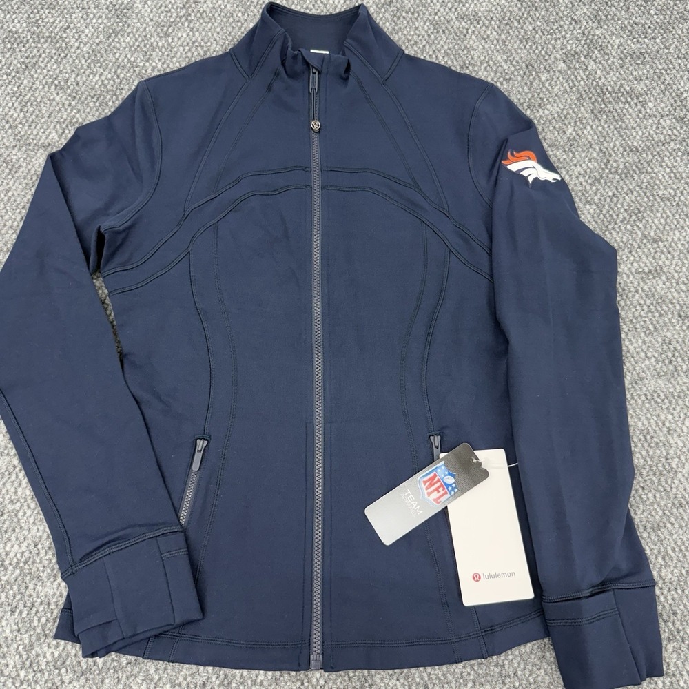 Lululemon x Denver Broncos NFL Women's 10 Define Jacket *Luon Navy Blue - New - Picture 3 of 13